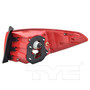 Left Outer CAPA Certified Tail Light Assembly 11-14584-00-9 - back view