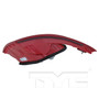 Left Tail Light Assembly 11-11748-00 - top view