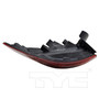 Left Outer CAPA Certified Tail Light Assembly 11-14654-00-9 - top view