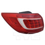 Left Outer Tail Light Assembly 11-12020-00 - front view