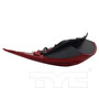 Left Outer Tail Light Assembly 11-12020-00 - top view