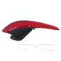 Left Outer Tail Light Assembly 11-12918-00 - top view