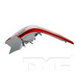 Left Outer Tail Light Assembly 11-6184-00 - top view