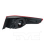 Left Outer CAPA Certified Tail Light Assembly 11-6410-90-9 - back view