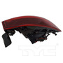Left CAPA Certified Tail Light Assembly 11-6448-90-9 - top view