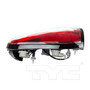 Left Tail Light Assembly 11-6318-00 - top view