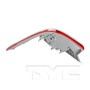 Left Outer Tail Light Assembly 11-6558-00 - bottom view