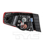 Right Outer Tail Light Assembly 11-6409-00 - back view