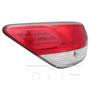 Left Outer CAPA Certified Tail Light Assembly 11-6568-00-9 - angled view