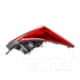 Left Outer CAPA Certified Tail Light Assembly 11-6574-00-9 - top view