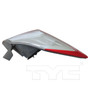 Left Outer Tail Light Assembly 11-6624-00 - top view