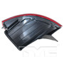 Left Outer CAPA Certified Tail Light Assembly 11-6784-00-9 - bottom view