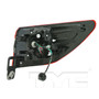 Left Outer Tail Light Assembly 11-6718-00 - back view