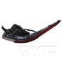 Right Outer Tail Light Assembly 11-6861-00 - top view