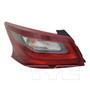 Left Outer Tail Light Assembly 11-6888-90 - front view