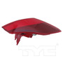 Left Outer CAPA Certified Tail Light Assembly 11-6852-00-9 - top view
