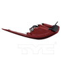 Left Outer Tail Light Assembly 11-9050-00 - top view