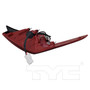 Left Outer Tail Light Assembly 11-9050-00 - bottom view