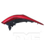 Left Outer CAPA Certified Tail Light Assembly 11-6870-00-9 - top view