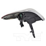 Left Outer Tail Light Assembly 11-9080-00 - bottom view