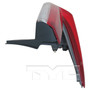 Left Outer CAPA Certified Tail Light Assembly 11-6976-00-9 - top view