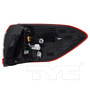 Left Outer CAPA Certified Tail Light Assembly 11-9066-00-9 - back view