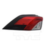 Left Outer Tail Light Assembly 11-9086-00 - front view