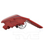 Right Outer CAPA Certified Tail Light Assembly 11-9077-00-9 - bottom view