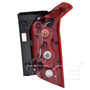Left Outer CAPA Certified Tail Light Assembly 11-9140-00-9 - back view