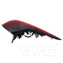 Left Outer CAPA Certified Tail Light Assembly 11-9224-00-9 - top view