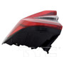 Left Outer Tail Light Assembly 11-9372-00 - bottom view