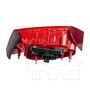 Left Inner CAPA Certified Tail Light Assembly 17-0324-00-9 - bottom view