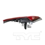 Right Inner CAPA Certified Tail Light Assembly 17-5409-00-9 - top view