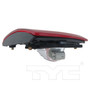 Left Inner CAPA Certified Tail Light Assembly 17-5668-00-9 - bottom view