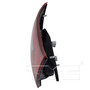 Left Inner CAPA Certified Tail Light Assembly 17-5544-90-9 - side view