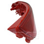Rear Left CAPA Certified Reflector Assembly 17-5616-00-9 - angled view