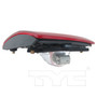 Left Inner CAPA Certified Tail Light Assembly 17-5668-90-9 - bottom view