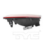 Right Inner CAPA Certified Tail Light Assembly 17-5461-00-9 - bottom view