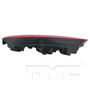 Right Inner CAPA Certified Tail Light Assembly 17-5595-00-9 - top view