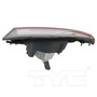 Left Inner CAPA Certified Tail Light Assembly 17-5738-00-9 - bottom view