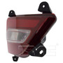 Left Back Up Light Assembly 17-5880-00 - side view