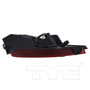 Left CAPA Certified Back Up Light Assembly 17-5880-00-9 - top view