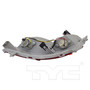 Right Back Up Light Assembly 17-5897-00 - bottom view