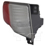 Left Back Up Light Assembly 17-5814-00 - side view