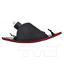 Left Back Up Light Assembly 17-5874-00 - top view