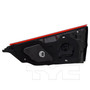 Left Inner Tail Light Assembly 17-5832-00 - back view