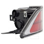 Left CAPA Certified Back Up Light Lens / Housing 17-5876-01-9 - angled view