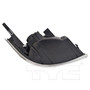 Left CAPA Certified Back Up Light Lens / Housing 17-5876-01-9 - top view