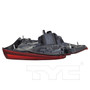 Left Inner CAPA Certified Tail Light Assembly 17-5806-00-9 - top view