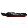 Left Inner Tail Light Assembly 17-6056-00 - top view